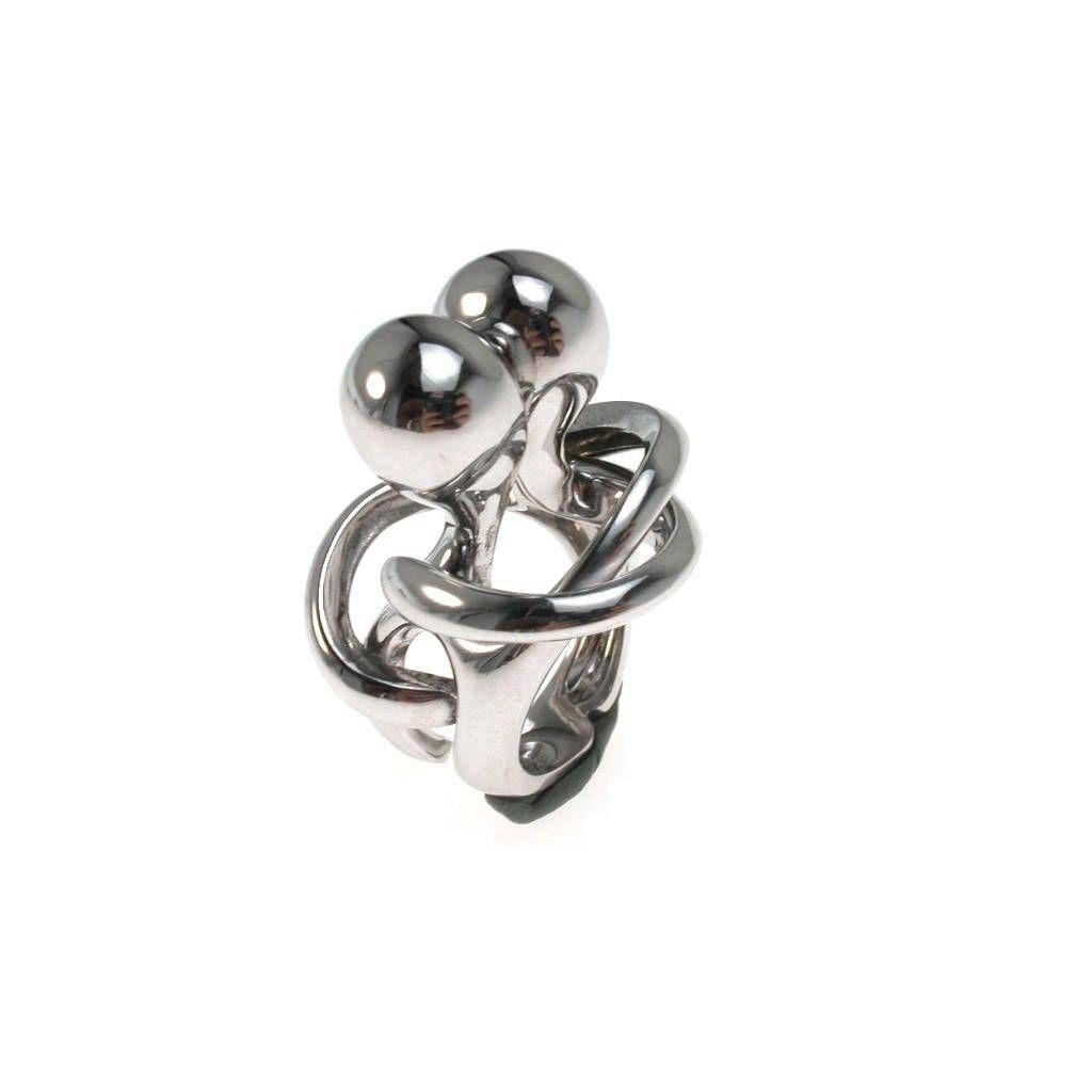 Anello Il Bacio in Oro Bianco