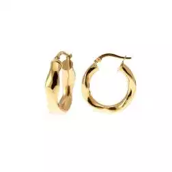 Boccole Ondulate Lucide 2.30cm x 5.50mm Oro Giallo 18kt