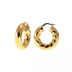 Boccole Torchon Spirale 3cm x 7.50mm Oro Giallo 18kt