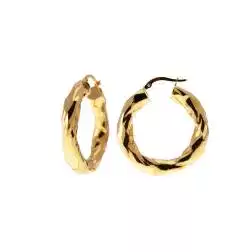 Boccole Ondulate Oblique 3.20cm x 5.50mm Oro Giallo 18kt