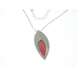 Sparkling Leaf Necklace