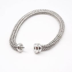 Bracciale Round Couture oro bianco 21,5mm x 6,2mm