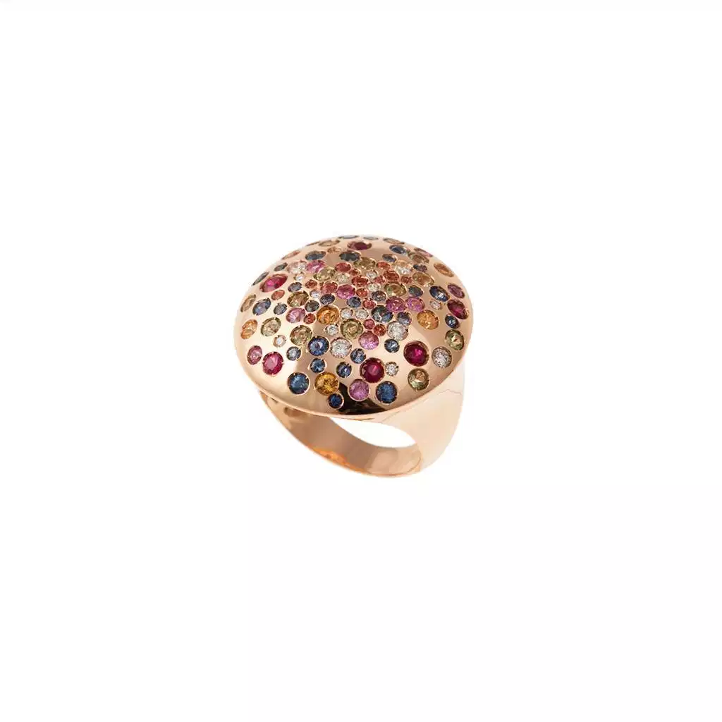 Rose Gold Confetti Ring