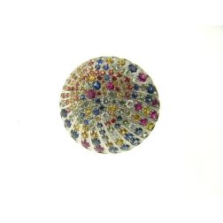 Anello Fireworks Oro Bianco