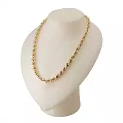 Collana Corda x 7.70mm Oro Giallo