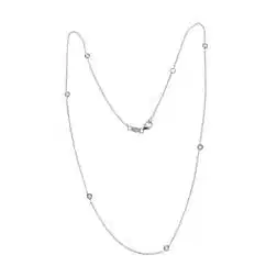 Collana Girocollo Gocce di Luce Sfaccettato 3,60mm