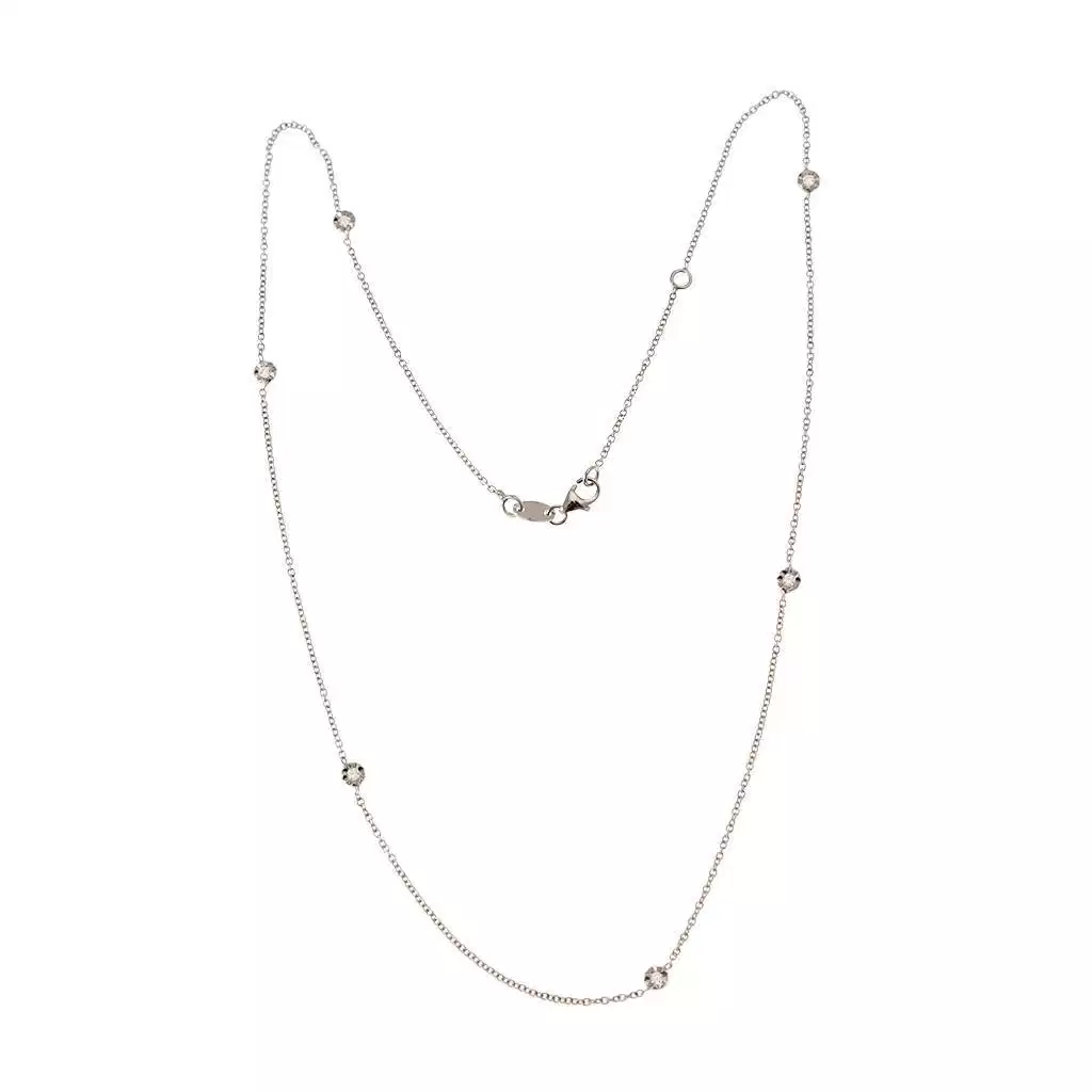Collana Girocollo Gocce di Luce Sfaccettato 3,60mm