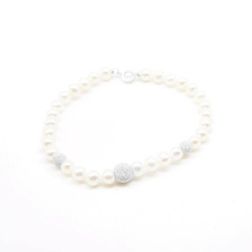 White Gold Scalar Beads bracelet