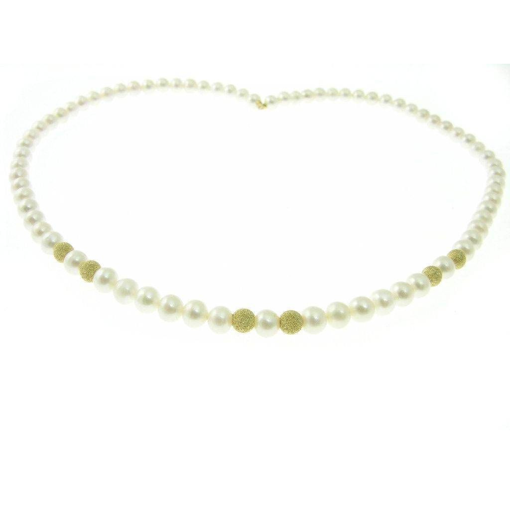 Girocollo Perle 2 Sfere x 3