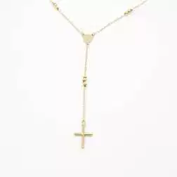 Collana Rosario Oro Giallo Sottile