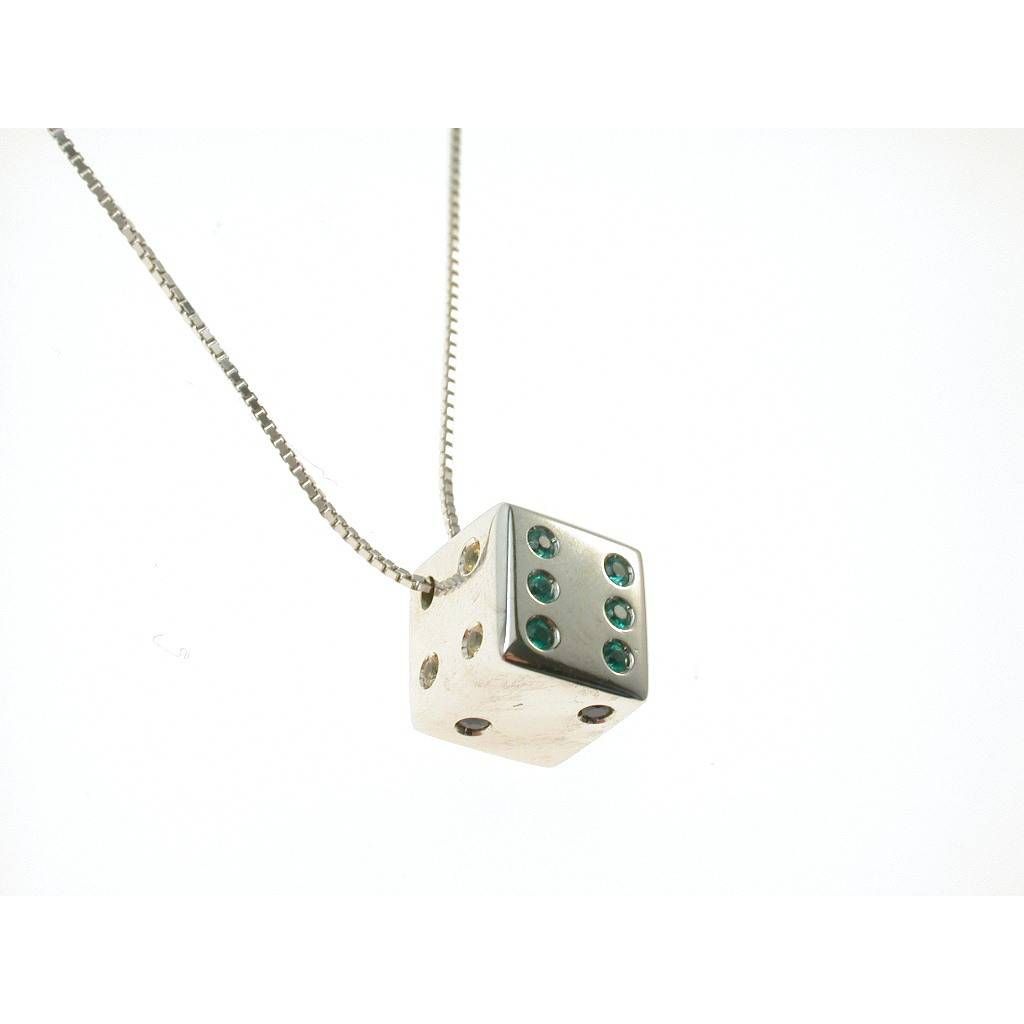 Dado Necklace with Color Stones