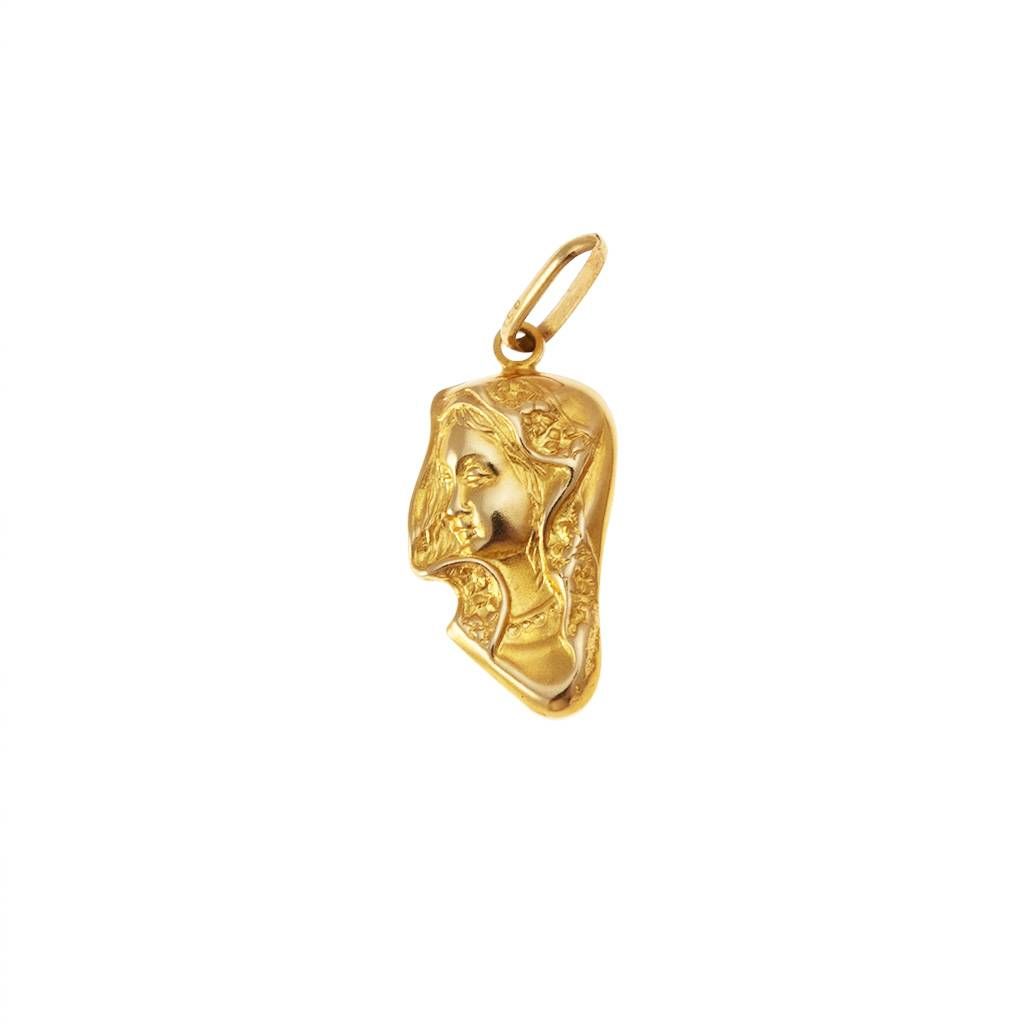 Madonna face pendant