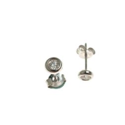 Circle Point of Light Earrings 4.50mm