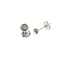 Circle Point of Light Earrings 4.50mm