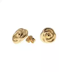 Orecchini a rosa in oro Giallo 18kt