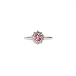 Anello Kate Zaffiro Rosa piccolo