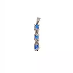 Ciondolo Trilogy Zaffiri Blu e Diamanti