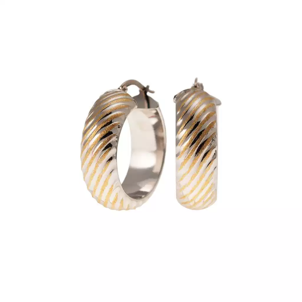 Boccole rigate oblique Bicolore