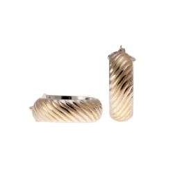 Boccole rigate oblique Bicolore