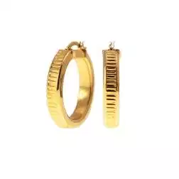 Boccole Tonde 2.70cm x 5.55mm Scanalatura orizzontale Oro Giallo