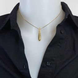 Collana Diamond Drop foto indossata