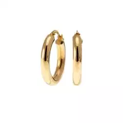 Boccole Lucide Tubolari in Oro Giallo 2,37cm x 3,9mm