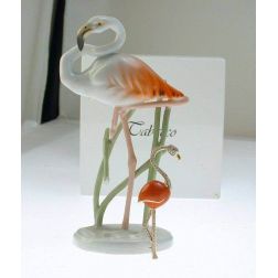 Flamingo Orange Brooch