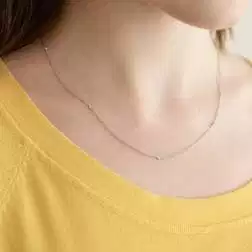 Collana Gocce di Luce 2.5mm foto indossata