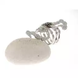 Anello Scorpione con Diamanti