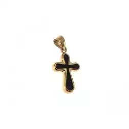 Crocetta con Onice in Oro Giallo 18kt