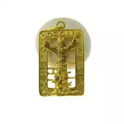 Medaglia Cristo degli Abissi oro giallo
