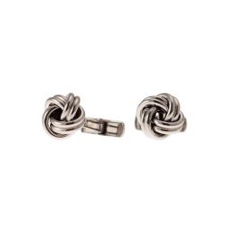 Gemelli Intreccio in oro bianco 18kt