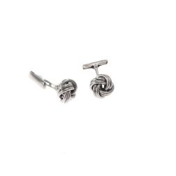 Gemelli Intreccio in oro bianco 18kt