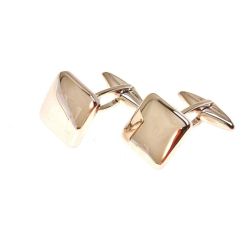 Squared Cufflinks 18kt Rose Gold