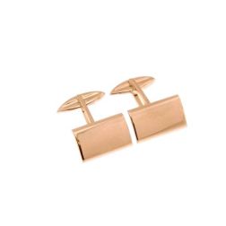 Rectangular Cufflinks 18kt Rose Gold