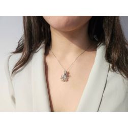 photo of worn Small Octopus charm