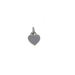 Heart Pendant White Gold Jumper Attachment