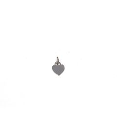 Small Heart Pendant White Gold Jumper Attachment