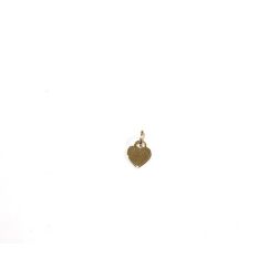 Small Heart Pendant Yellow Gold Jumper Attachment