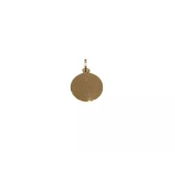 Ciondolo Medaglia Tonda diametro 1,58cm Oro Giallo Spessore 0,35mm