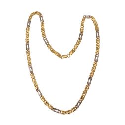 Collana 3+1 pernice & tigre bicolore x 5,20mm