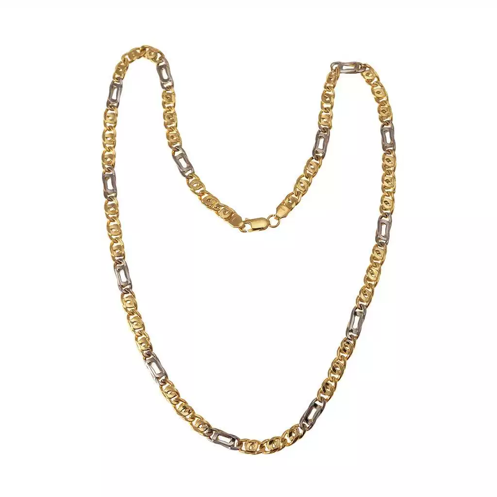 Collana 3+1 pernice & tigre bicolore x 5,20mm