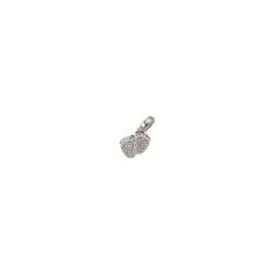 Little Feet Pendant White Gold and Zircons