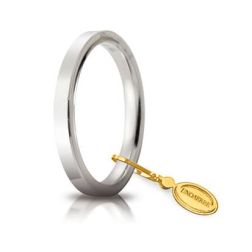 Wedding Band unoaerre Cerchi di Luce 2.5 mm White Gold
