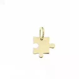 Ciondolo Puzzle Piccolo in Oro Giallo