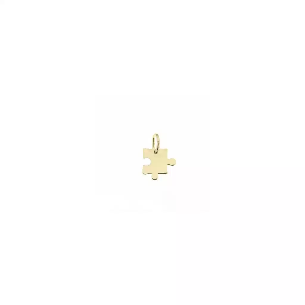 Ciondolo Puzzle Piccolo in Oro Giallo