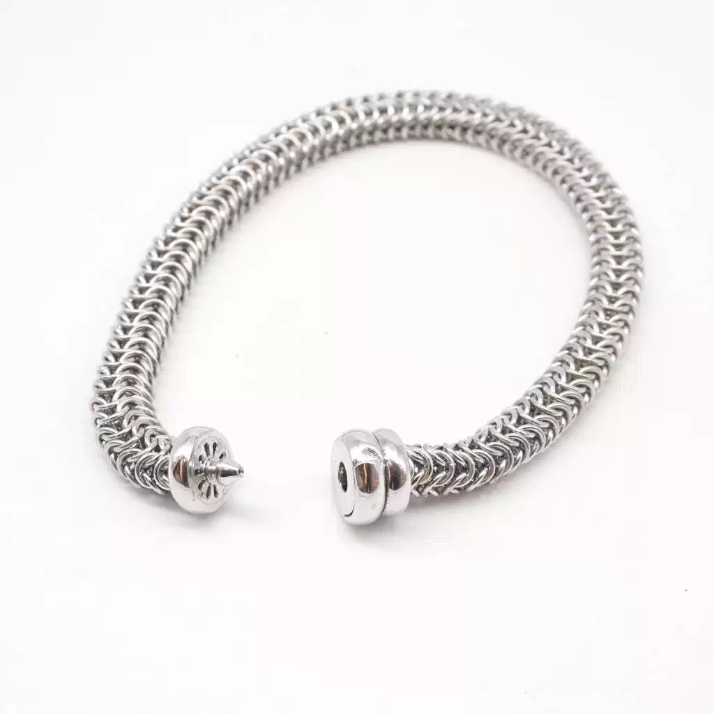 Bracciale Round Couture oro bianco 20mm x 6,2mm