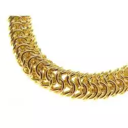 Bracciale Round Couture oro giallo 19mm x 6,2mm