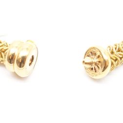 Striped Round Couture necklace rose gold 40 cm x 6,2mm