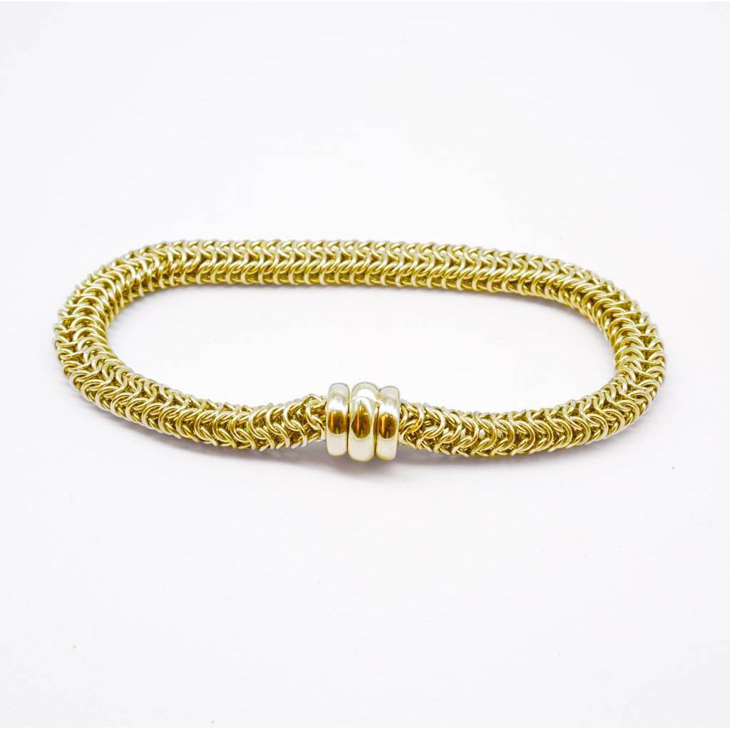 Round Couture 18kt Yellow Gold Bracelet 19mm x 6,2mm